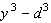 Factor the expression as the sum or difference of two cubes.