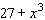 Factor the expression as the sum or difference of two cubes.