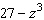 Factor the expression as the sum or difference of two cubes.