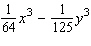 Factor the expression as the sum or difference of two cubes.