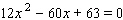 Solve the equation.  