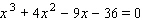 Use factoring by grouping to solve the equation.  