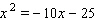 Solve the equation.  