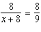 Solve the following equation. Be sure to check each answer in the original equation if you multiply both sides by an expression that contains the variable.