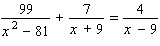 Solve the following equation. Be sure to check each answer in the original equation if you multiply both sides by an expression that contains the variable.