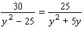 Solve the following equation. Be sure to check each answer in the original equation if you multiply both sides by an expression that contains the variable.