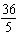 One number is 5 times as large as another. The sum of their reciprocals is . Find the two numbers.