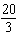 One number is 3 times as large as another. The sum of their reciprocals is . Find the two numbers.