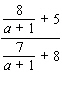 Simplify the complex fraction.  