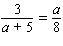 Solve the following proportion.  