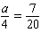 Solve the following proportion.  