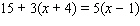 Solve the equation.  