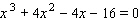 Solve the equation.  