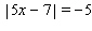 Solve the equation.  