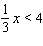 Solve the inequality and graph the solution.  