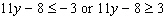 Solve the inequality and graph the solution.  
