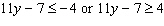 Solve the inequality. Write your answer using interval notation.