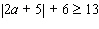 Solve the inequality and graph the solution set.  