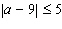 Solve the inequality using the definition of absolute value. If impossible, write no solution .