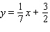 <strong>Write the equation of the line with the slope and y -intercept </strong> A) B) C) D) E)