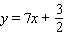 <strong>Write the equation of the line with the slope and y -intercept </strong> A) B) C) D) E)