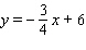 <strong>For the following line, name the slope and y -intercept. Then write the equation of the line in slope-intercept form. </strong> A) B) C) D) E)