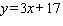 <strong>The slope of the line is m = 3 and one point on a line is (- 1, - 6). Find the equation of the line and write the answer in slope-intercept form.</strong> A) B) C) D) E)