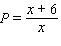 <strong>A rectangle is 6 inches longer than it is wide. Let x = the width, P = the perimeter and A = the area of the rectangle. Write an equation that will give the perimeter P in terms of the width x of the rectangle.</strong> A) B) C) D) E)