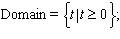 <strong>A ball is thrown straight up into the air from ground level. The relationship between the height h of the ball at any time t is illustrated by the following graph: The horizontal axis represents time t , and the vertical axis represents height h . State the domain and the range.</strong> A) B) C) D) E)