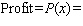 A company manufactures and sells diskettes for home computers. Here are the equations they use in connection with their business. Number of diskettes sold each day: Selling price for each diskette: Daily fixed costs: Daily variable costs: the difference between revenue and cost. the product of the number of diskettes sold each day and the selling price of each diskettes. the sum of the fixed costs and the variable costs. Find the profit function .