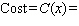 A company manufactures and sells diskettes for home computers. Here are the equations they use in connection with their business. Number of diskettes sold each day: Selling price for each diskette: Daily fixed costs: Daily variable costs: the difference between revenue and cost. the product of the number of diskettes sold each day and the selling price of each diskettes. the sum of the fixed costs and the variable costs. Find the profit function .