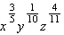 <strong>Use the properties of exponents to simplify the following as much as possible. Assume all bases are positive. </strong> A) B) C) D) E) none of these