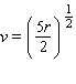 <strong>The maximum speed ( v ) that an automobile can travel around a curve of radius r without skidding is given by the equation where v is in miles per hour and r is measured in feet. What is the maximum speed a car can travel around a curve with a radius of 360 feet without skidding?</strong> A) The maximum speed is 180 mph. B) The maximum speed is 25 mph. C) The maximum speed is 12 mph. D) The maximum speed is 90 mph. E) The maximum speed is 30 mph.