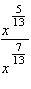 Use the properties of exponents to simplify the following as much as possible. Assume all bases are positive.
