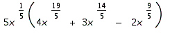 <strong>Multiply. (Assume the variable represents a nonnegative real number.) </strong> A) B) C) D) E)