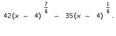 <strong>Factor from </strong> A) B) C) D) E)