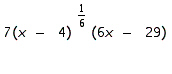 <strong>Factor from </strong> A) B) C) D) E)