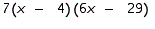<strong>Factor from </strong> A) B) C) D) E)