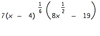 <strong>Factor from </strong> A) B) C) D) E)