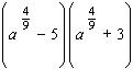 <strong>Factor the expression as if it were a trinomial. </strong> A) B) C) D) E)