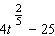 <strong>Factor the expression as if it were a trinomial. </strong> A) B) C) D) E)