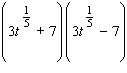 <strong>Factor the expression as if it were a trinomial. </strong> A) B) C) D) E)