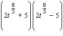 <strong>Factor the expression as if it were a trinomial. </strong> A) B) C) D) E)