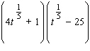 <strong>Factor the expression as if it were a trinomial. </strong> A) B) C) D) E)