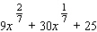 Factor the expression as if it were a trinomial.