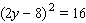 Solve the equation.  