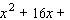 Fill in the blanks so that the left side is a perfect square trinomial; that is, complete the square. _____ _____
