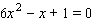 Solve the following quadratic equation by completing the square. x = __________