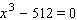 Solve the equation.  