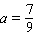 Find an equation that has the given solutions.   ,  